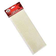 ADESIVO MEIA PEROLA 4MM 10X26CM P4-1026 BRANCO