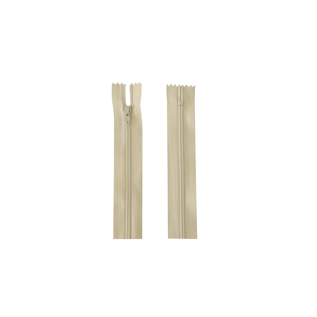 ZIPER NYLON FINO 50CM 307 BEGE CLARO