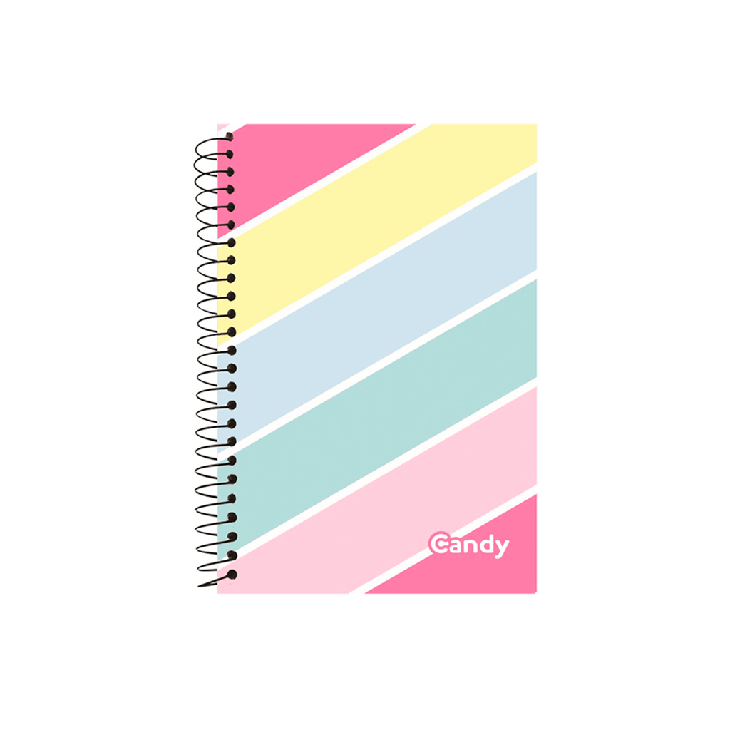 CADERNO COLEGIAL COLORS CANDY 60 FLS