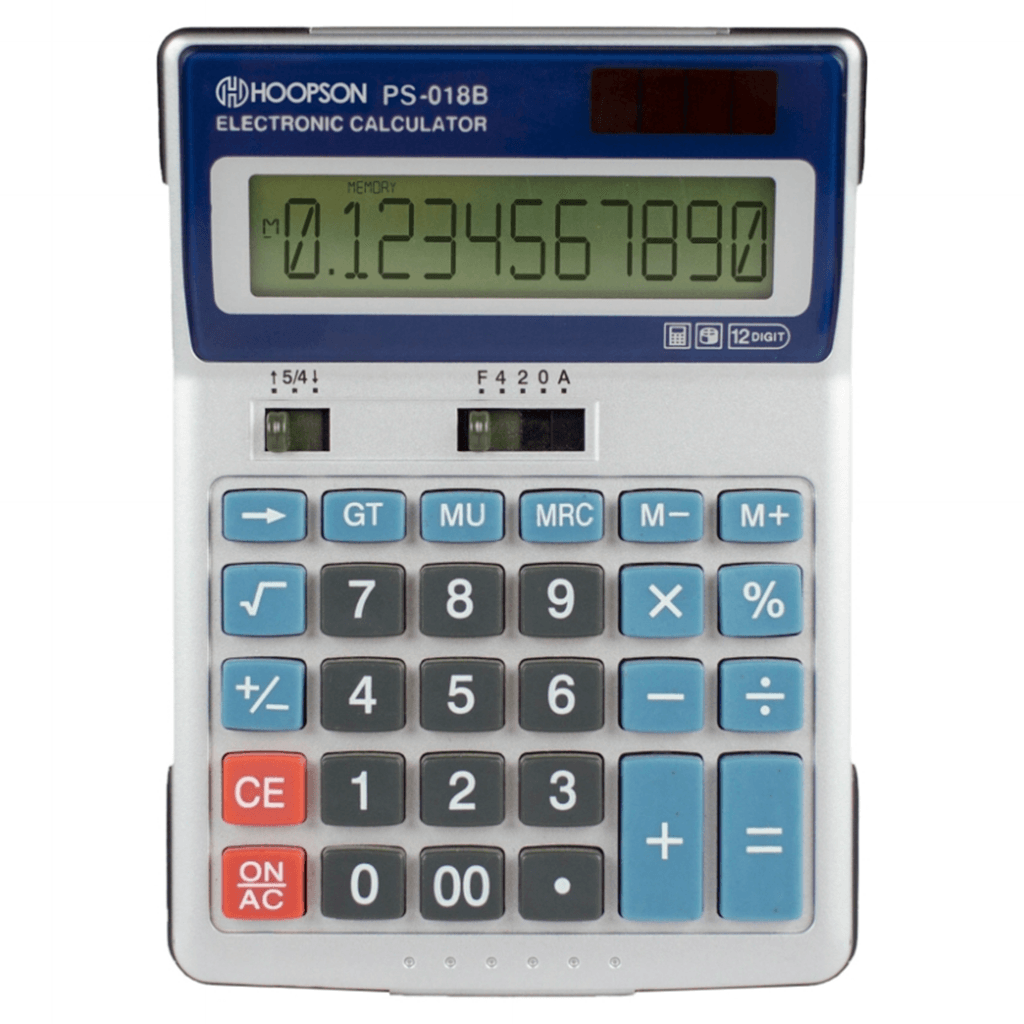 Calculadora De Mesa 12 Digitos Hoopson