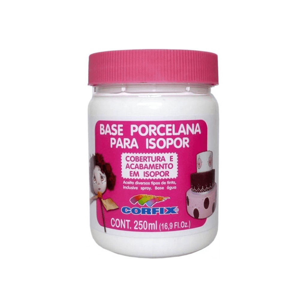 Base Porcelana Para Isopor 250ml Corfix