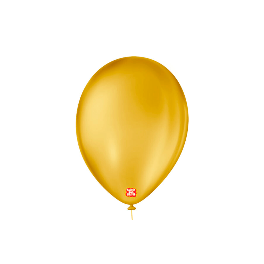 BOLA DE SOPRAR 9 LISA AMARELO OCRE