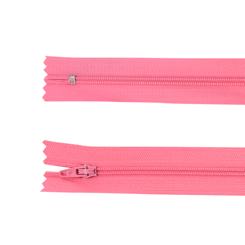 ZIPER NYLON FINO 40CM 137 ROSA ANTIGO