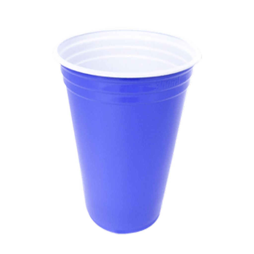 Copo Plástico Copobras Festa 25x300ml Azul Branco