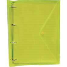 CADERNO ARGOLADO UNIVERSITARIO NEON AMARELO R.831NA