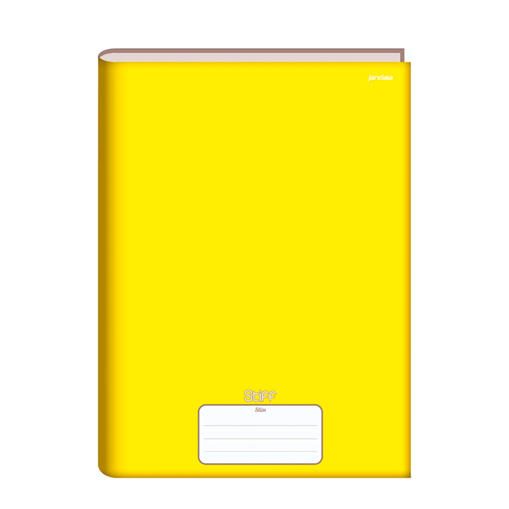 Caderno Brochura Anotação Amarelo 140x200mm 48 Folhas