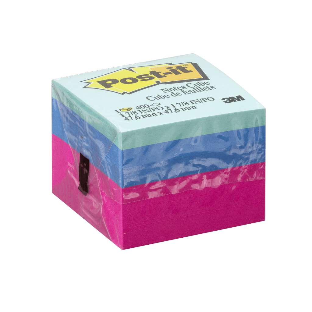 Bloco Adesivo Post-it Cubo Ultra 400 Folhas 47.6mm x 47.6mm - 3M