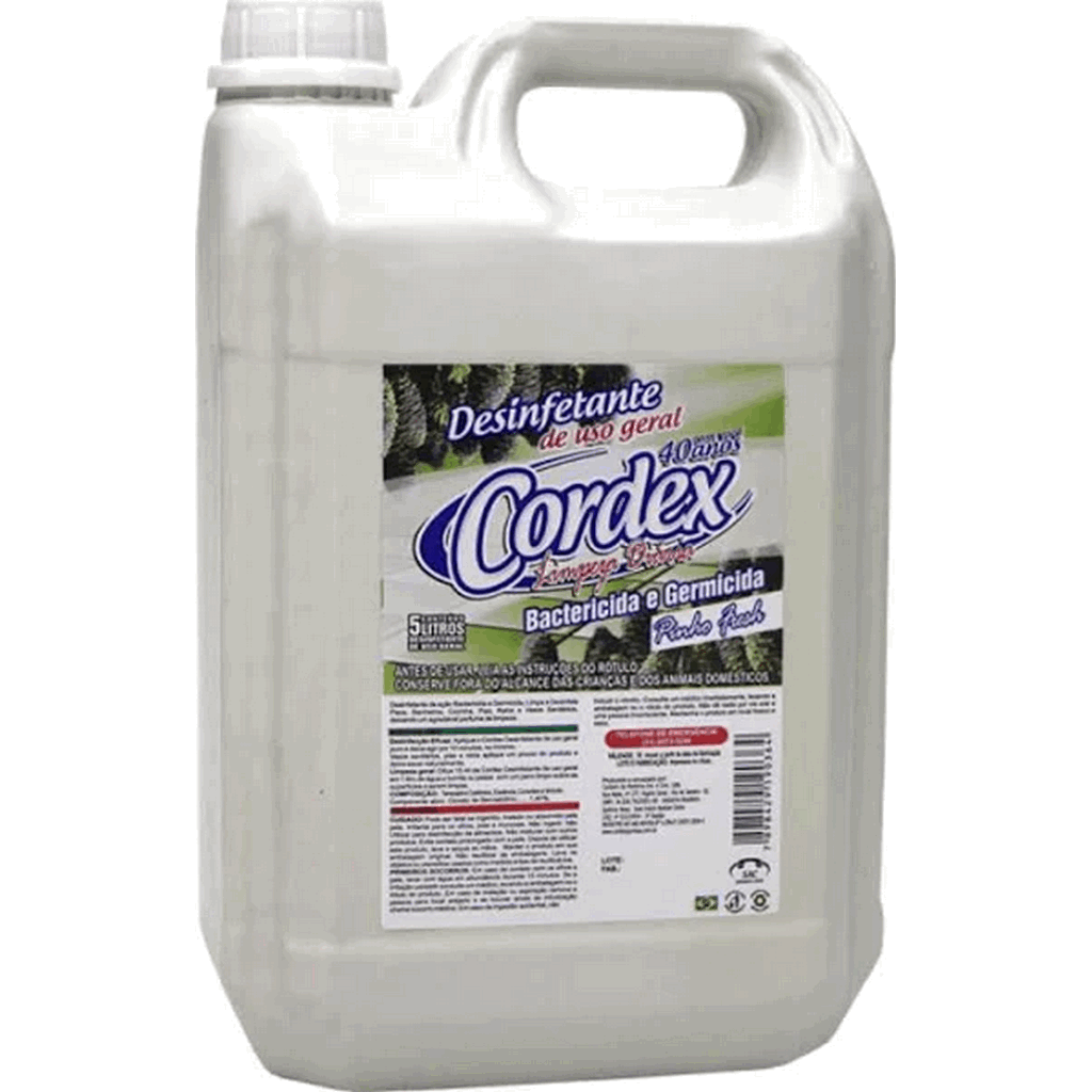 Desinfetante Uso Geral 5L Pinho - Cordex