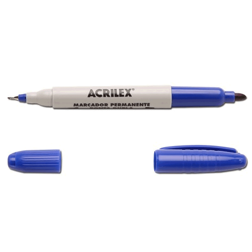 Marcador Permanente Azul Acrilex
