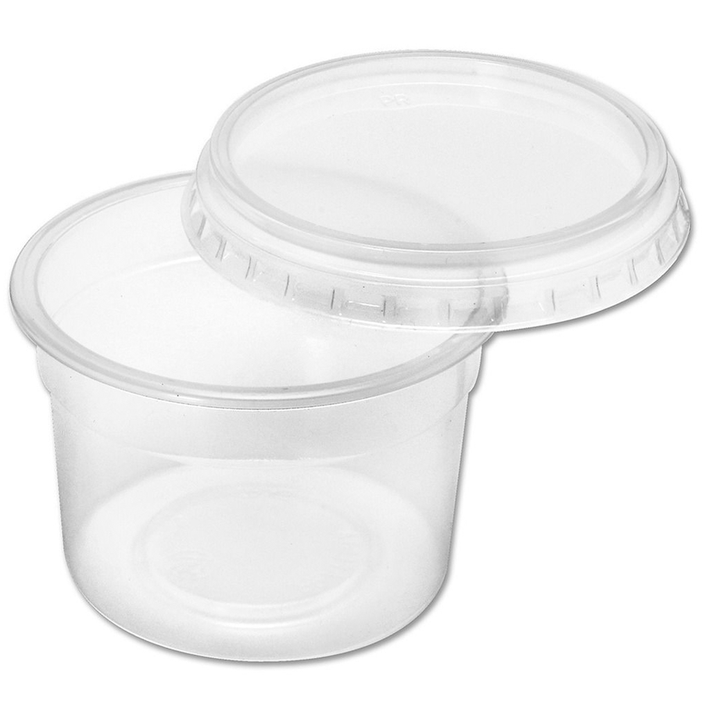 Pote Plástico Copobras com Tampa 140ml Com 25 Unidades