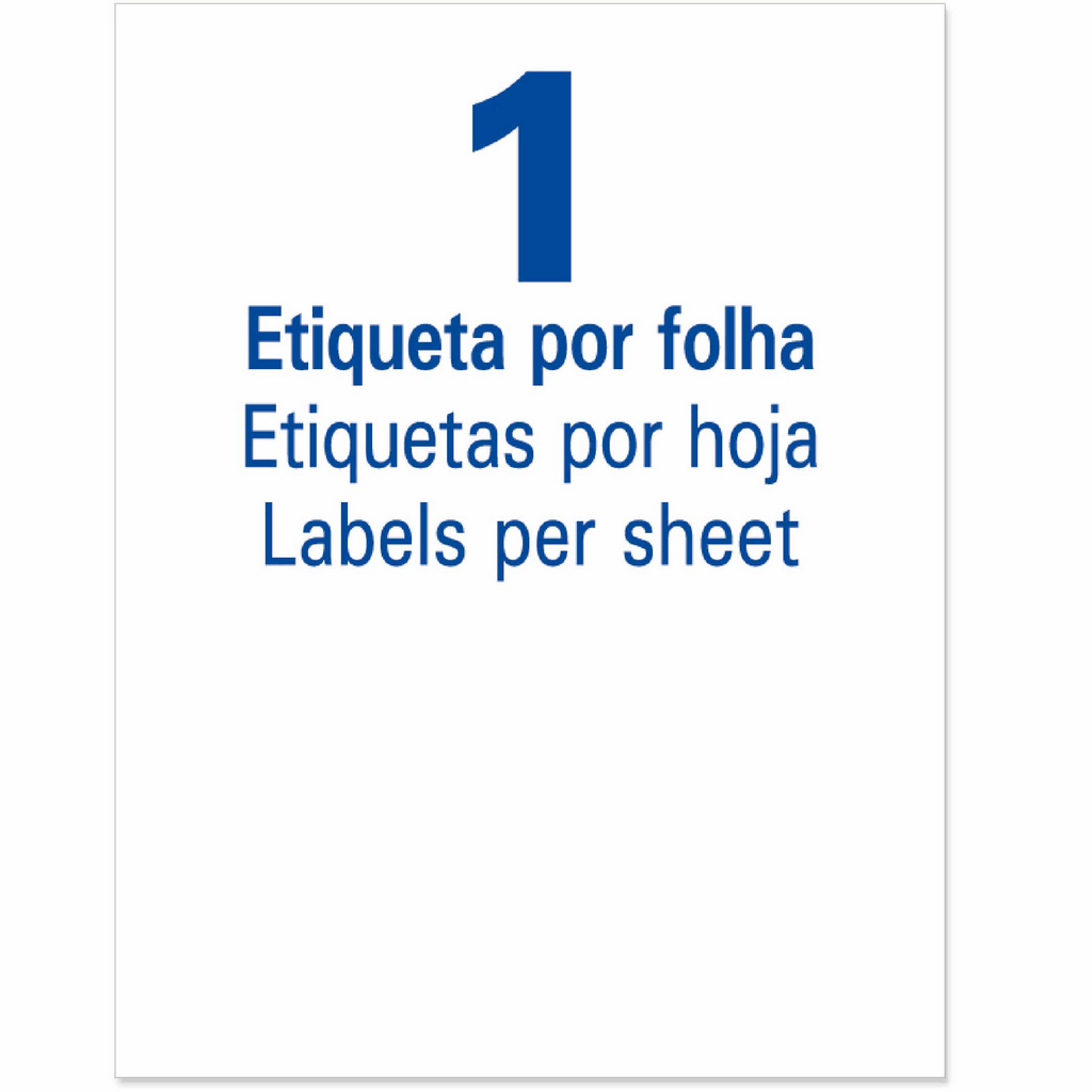 ETIQUETA LASER 6285 (279,4X215,9MM)