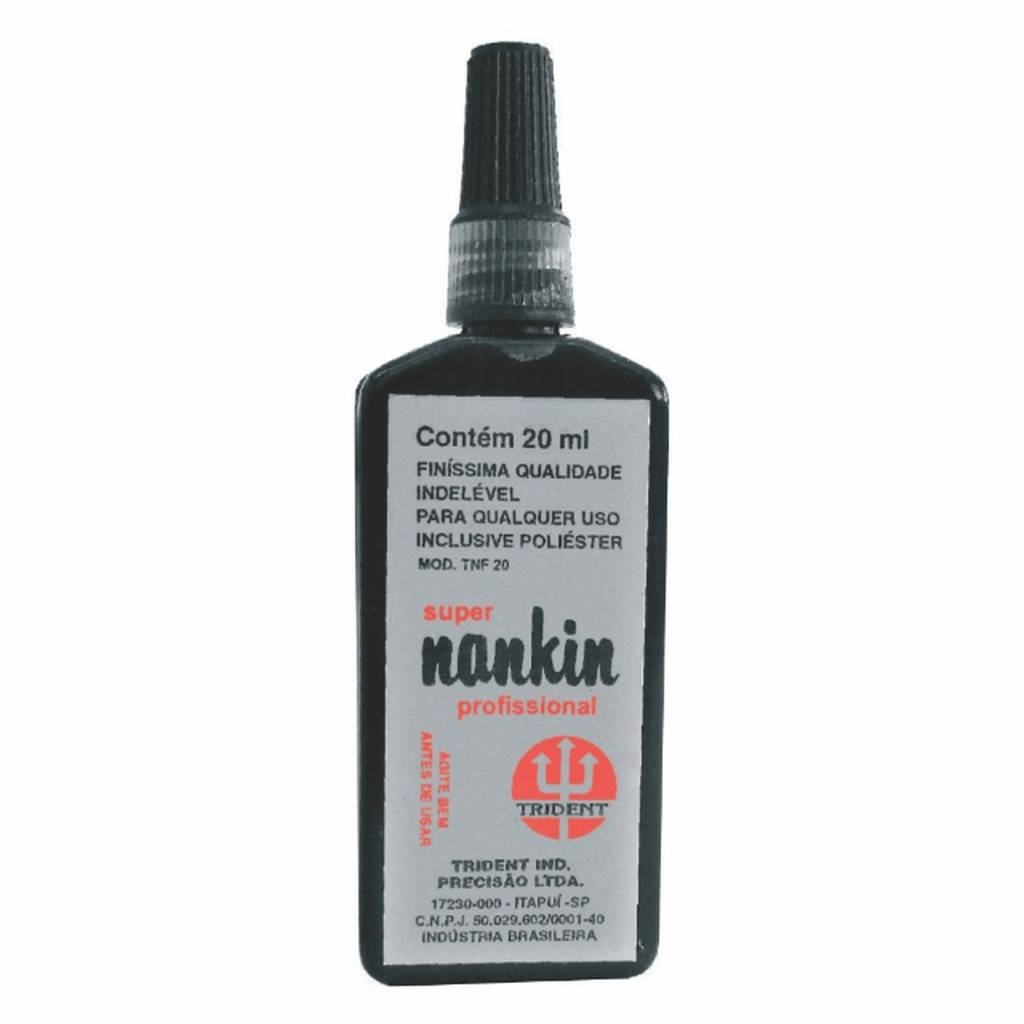 Tinta Nankin Preto 20 ml Ref.TNF-20 Trident