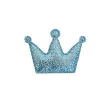 APLICACAO COROA GLITTER 2004C 4.5X5CM AZUL