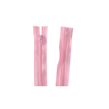 ZIPER NYLON FINO 40CM 134 ROSA BEBE