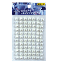 ADESIVO MEIA PEROLA 6MM P-0608 BRANCO