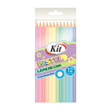 LAPIS DE COR 12 CORES KIT PASTEL R.PA12