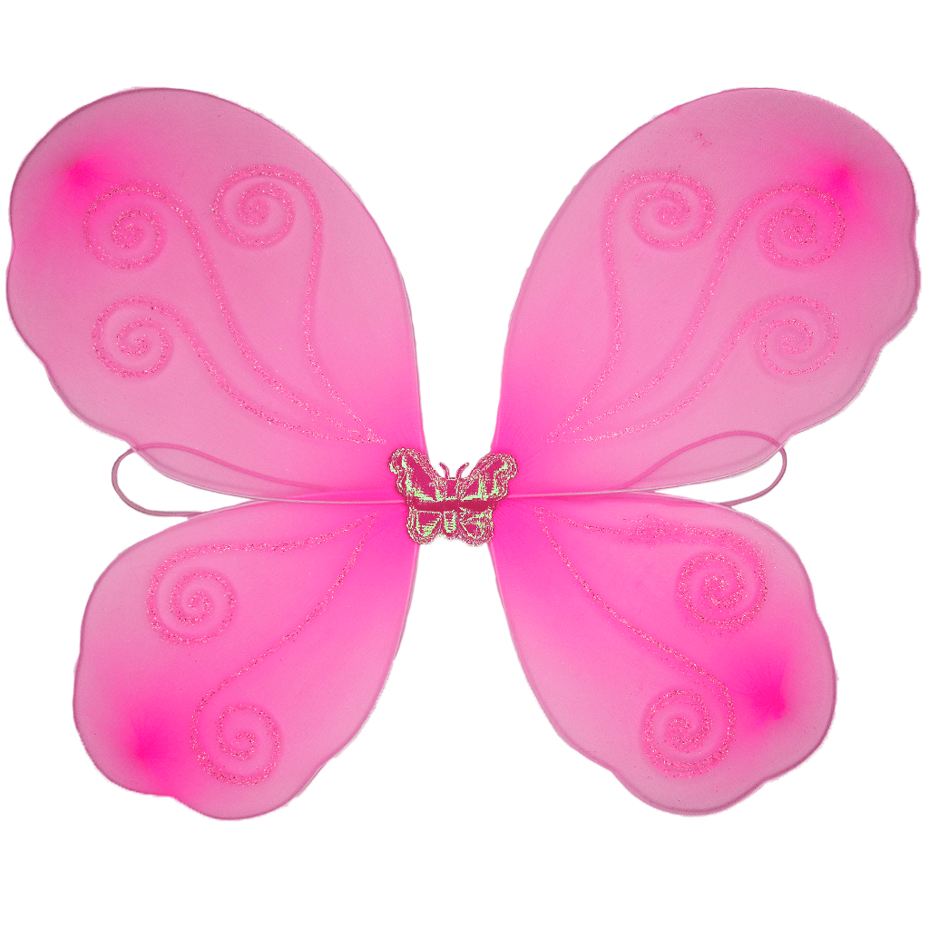 ACESSORIO BORBOLETA ASA BEBE 1402-1S ROSA