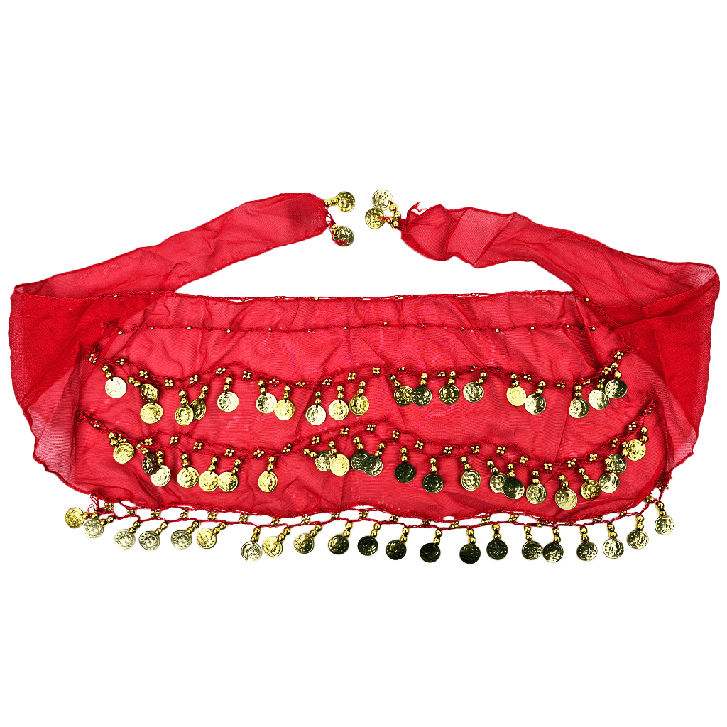 LENCO DANCA DO VENTRE 2098-1 VERMELHO