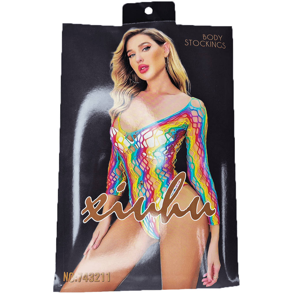 BODY MANGA ARRASTAO LD2405 COLORIDO
