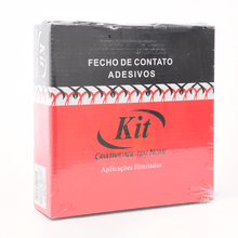 FECHO CONTATO ADESIVO 10MTS  20MM PRETO