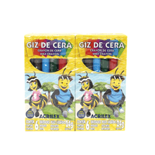 GIZ DE CERA PEQUENO  6 CORES R. 09006