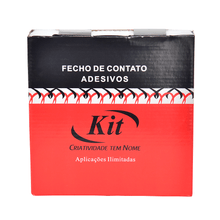 FECHO CONTATO ADESIVO 10MTS  16MM BRANCO