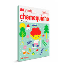 PAPEL CHAMEQUINHO A4 VERDE 75G 100FLS