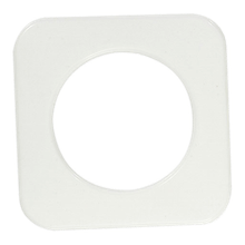 ILHOS PLASTICO QUADRADO GRANDE 28MM BRANCO