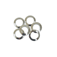 ILHOS PLASTICO REDONDO PEQUENO 19MM CROMADO