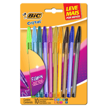 CANETA BIC FASHION E DURA+ C/10 CORES BLISTER 930813