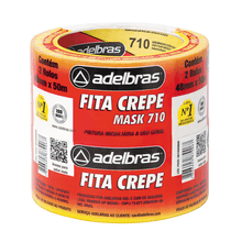 FITA ADESIVA 48X50 CREPE ADELBRAS R.0615000009