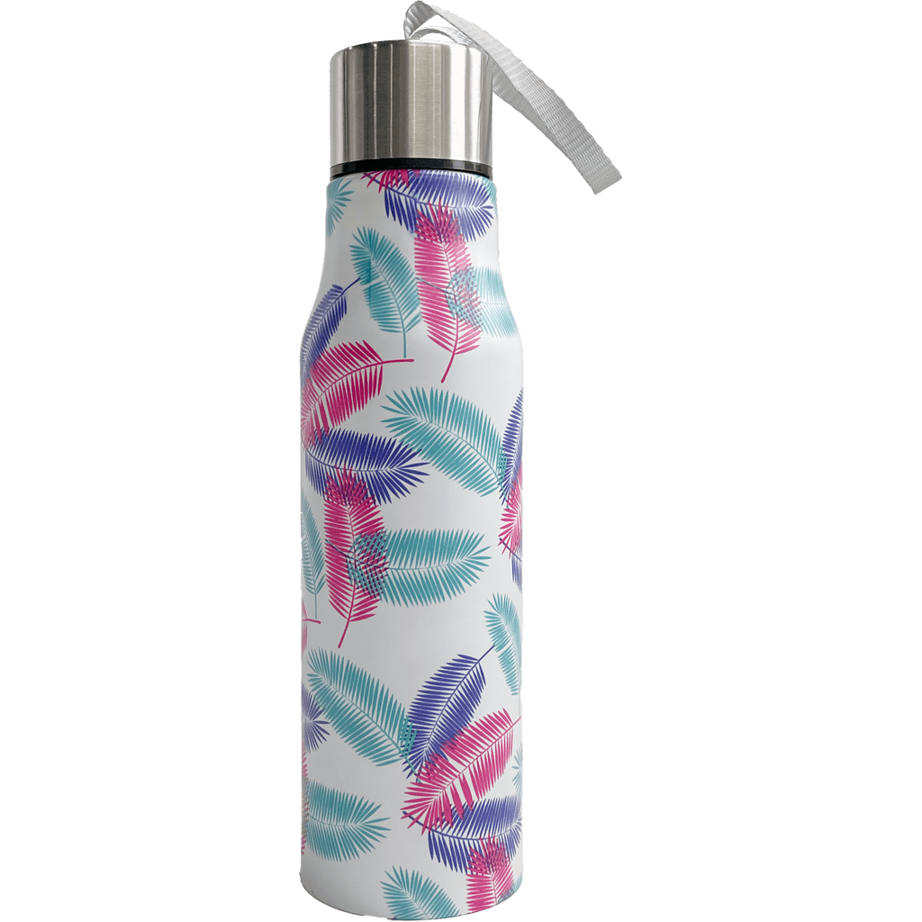 GARRAFA ALUMINIO ADESIVADA 700ML R.G093-700SS PENA COLORIDA