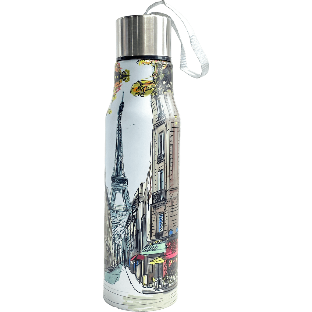 GARRAFA ALUMINIO ADESIVADA 700ML R.G093-700SS PARIS