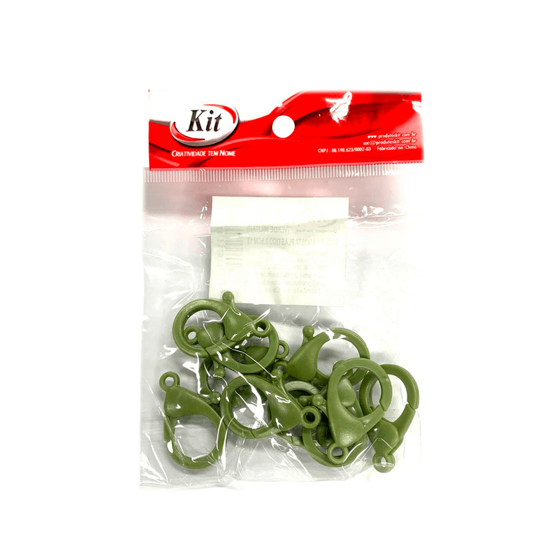 あっこ FECHO ABS LAGOSTA PLASTICO 3.5CM PL211 19 VERDE MILITAR