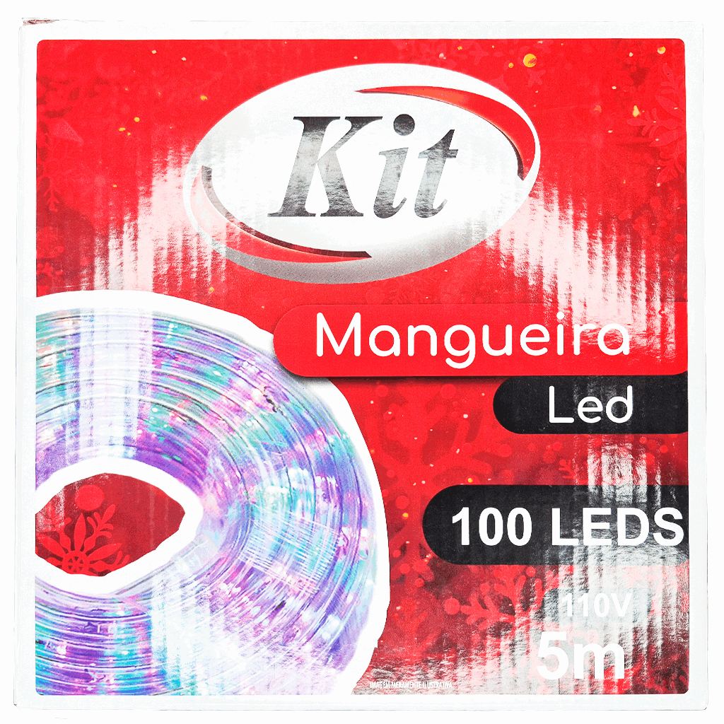 MANGUEIRA LED 100LAMP 5M 110V 6366-60 AMARELO