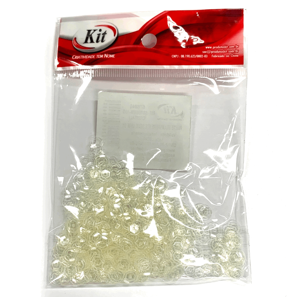 PAETE TRANSPARENTE SEXT  8MM SSTB8MM-10G 01 CRISTAL