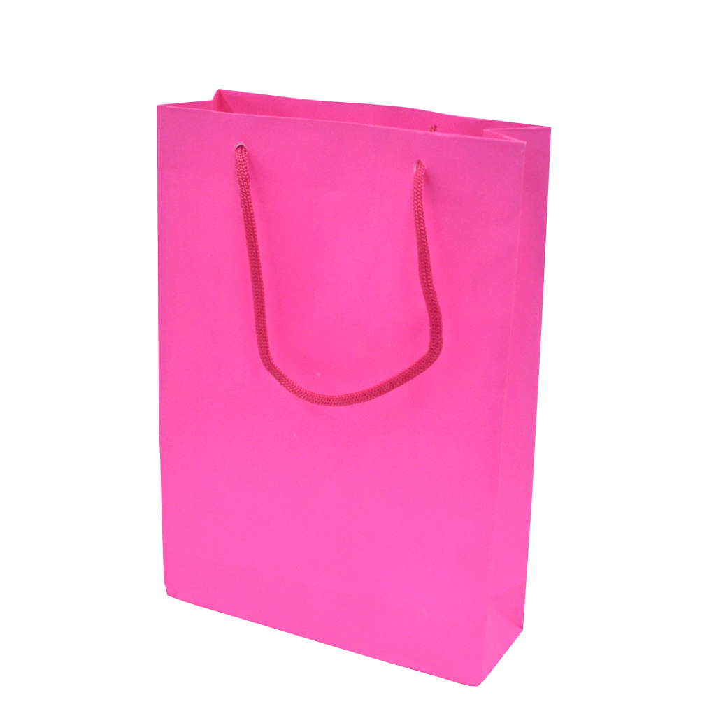 SACOLA SURPRESA 16X24X06 NEON ROSA PINK