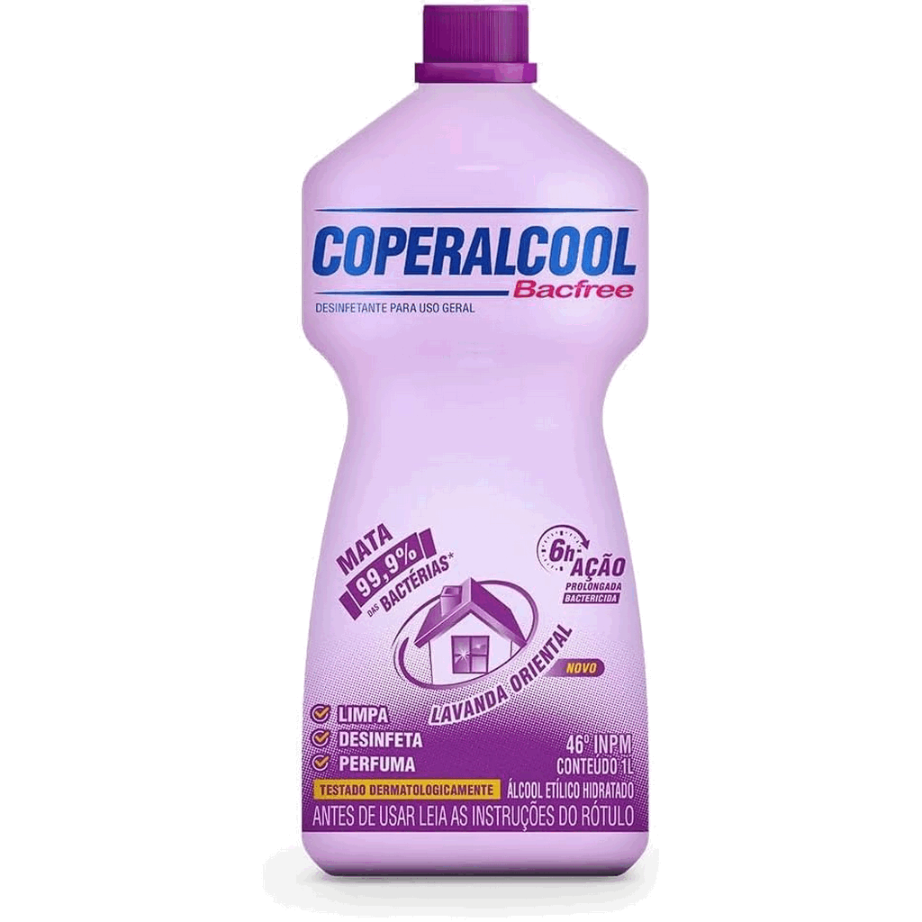 ALCOOL 46 INPM COPERALCOOL LAVANDA ORIENTAL 1L R.076