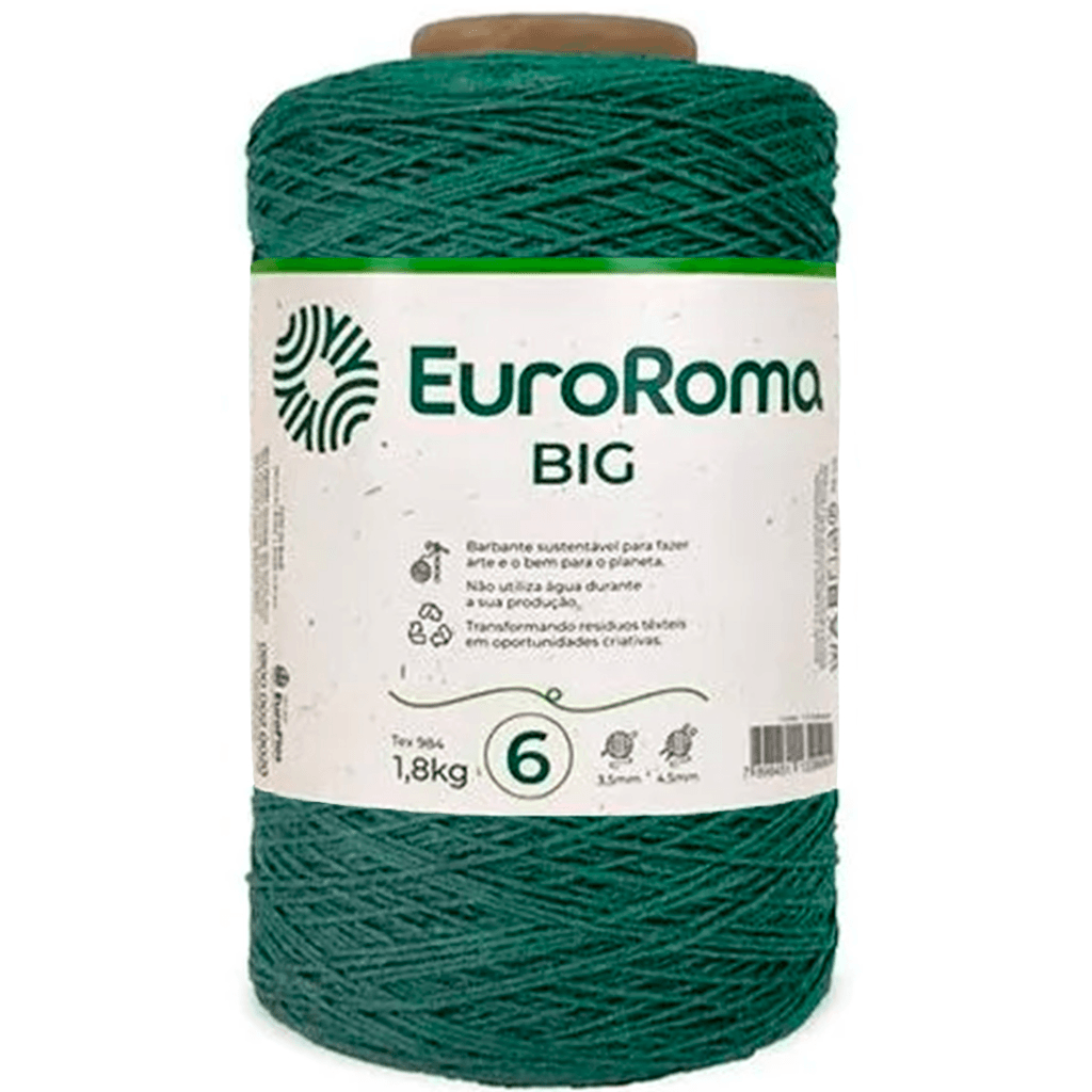アンリークイール／EUROMANTIQUE（Verde） BARBANTE EURO ROMA BIG 4.6 R. 804 1.8KG VERDE MUSGO